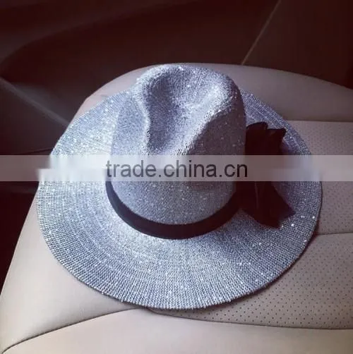 2016 Factory Latest Design Bowknot Sun Hats Made in China Hot Sale Original Beach Hats for Women photo-4