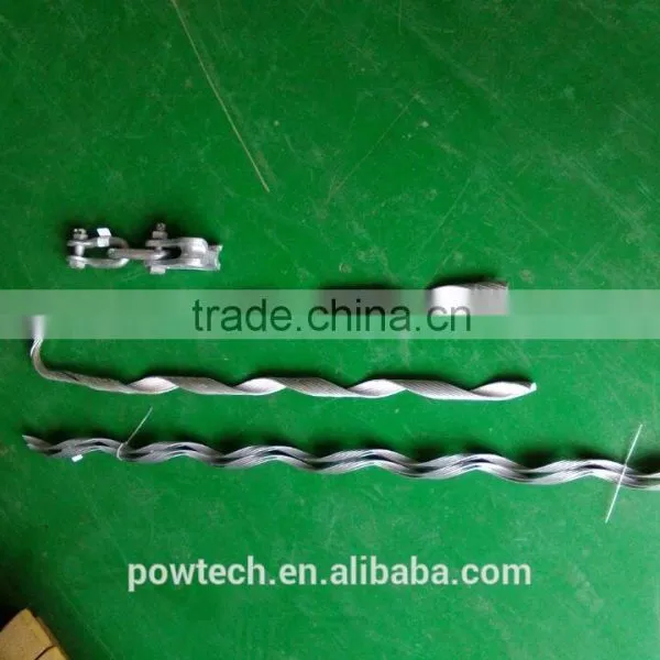 ADSS cable tension clamp (Two Amour rods)