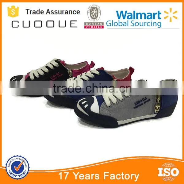 2016 China Ladies Wholesale Canvas Shoe photo-4