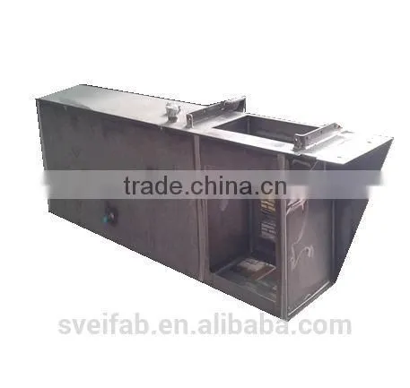 Custom Made ISO9001 Heavy Steel Welding Parts With Flame Cutting Service