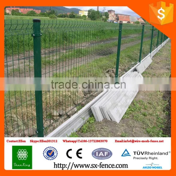 High Quality Green Color Garden Fencing Design Iron Fence With ISO9001 photo-4