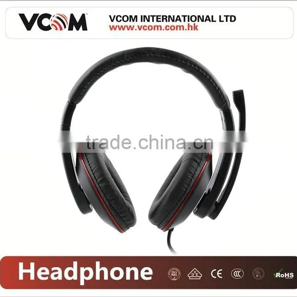 VCOM 2015 New Model PC Headphones With Microphone With Factory Price photo-5