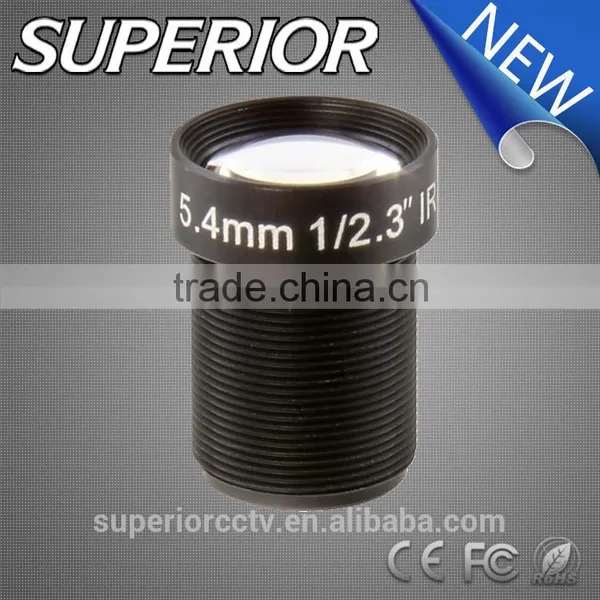 hot sale 10mp 1/2.3inch F2.5 daytime fly no fisheye 5.4mm lens for Go pro