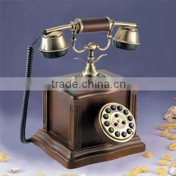 Antique Wooden Telephone Classical Home Decor