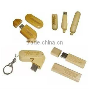 2-64GB Wooden USB 2.0 Flash Drive With Three Colours photo-4