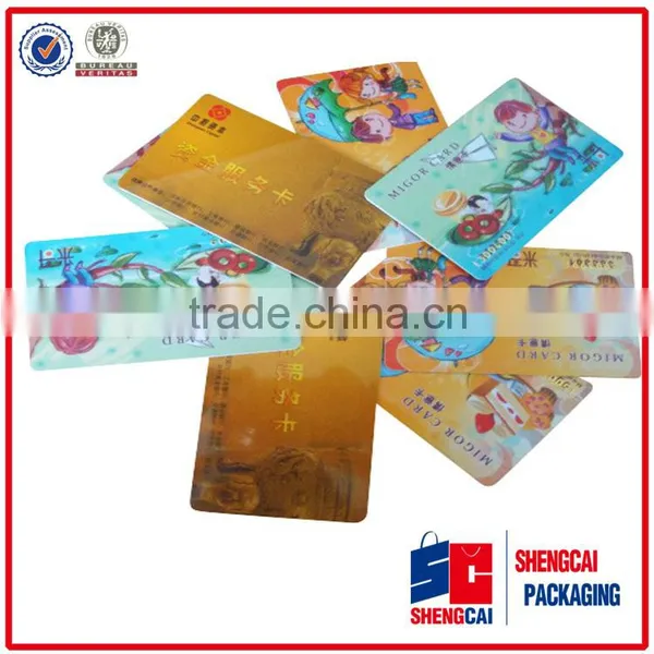 China Supplier Cheap Custom Logo 3d Plastic Business Cards Cheap/PVC Card