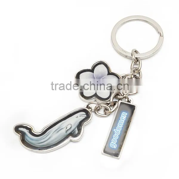 Promotion Custom Metal Animal Shaped Keychain/dolphin Shaped Keychain/ photo-2