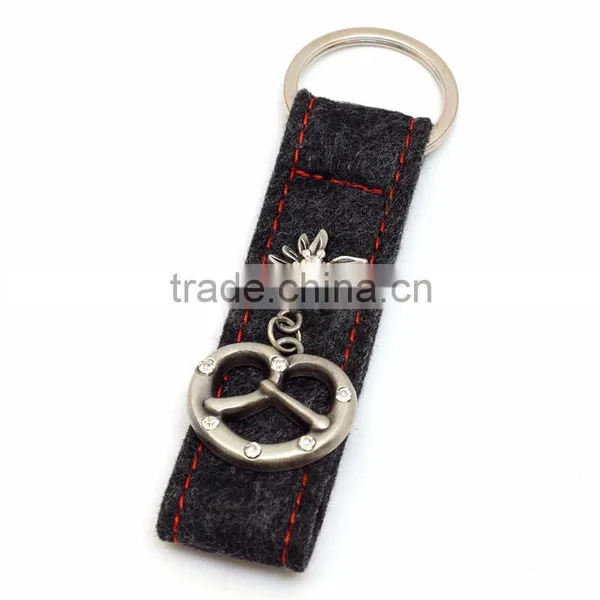 Famous Car Brand Metal and Leather Promotion Keyring photo-5