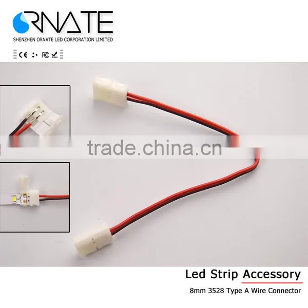 10mm 4 Pin RGB Solderless 5050 Led Strip Connector photo-2