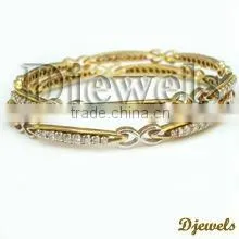 Diamond Ladies Bangles, Ladies Jewelry, Diamond Bangles photo-2