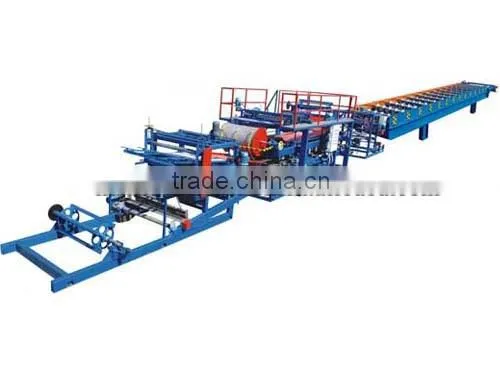 Corrugated Iron Roofing Sheet Continuous PU Sandwich Panel Making Machine/PU Sandwich Panel Machinery photo-3