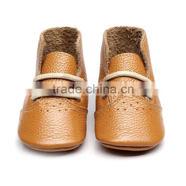 2017 New Designs Genuine Leather Usa Flag Baby Moccasins High Heel Baby Girl Shoes With Air Hole photo-3