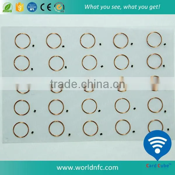 PVC 5*5 Fudan F08 RFID Inlay Sheet photo-2
