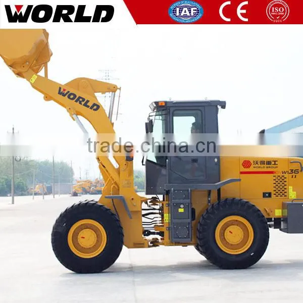 3Ton Chinese Mini Wheel Loader Prices With 1.8m3 Bucket Capacity