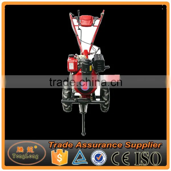10HP Diesel Power Rotary Tiller With Trailer For Land Cultivation photo-5