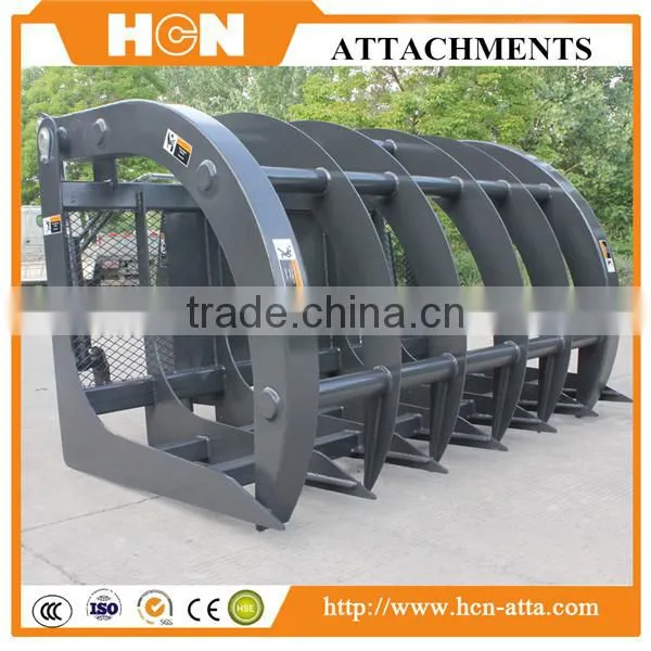HCN Brand BM08 Series Hydraulic Root Grapple for Loaders
