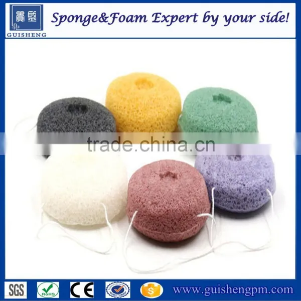 2016 Wholesale 100% Natural Organic Facial and Shower Japan Konjac Sponge for Baby photo-2