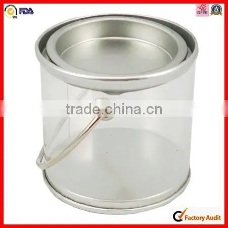Transparent Pvc Clear Body Tin Box photo-3