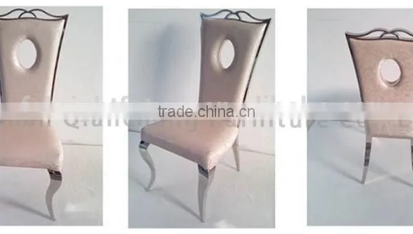 Stainless Steel Leg Leather Dining Chair Modern photo-4
