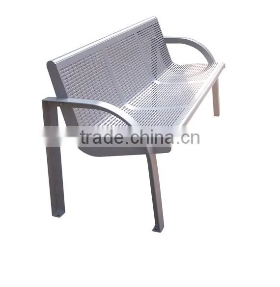 Arlau Outdoor Park Iron Garden Bench photo-2
