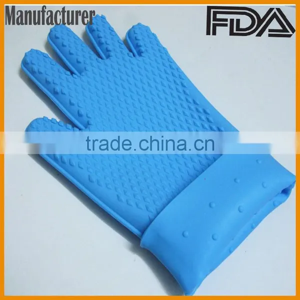 Silicone Extra Long Bbq Grill Glove With FDA Approved photo-3