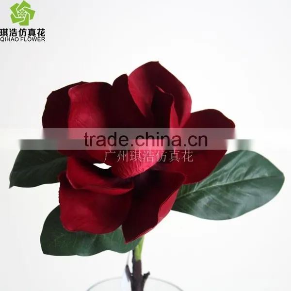Foshan Factory Natural Decorative Artificial Magnolia Flower photo-2