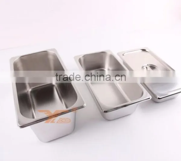 All Size Stainless Steel Gastronorm Container Gn Pan Hotel Ice Cream Container Sales Factory Price photo-4