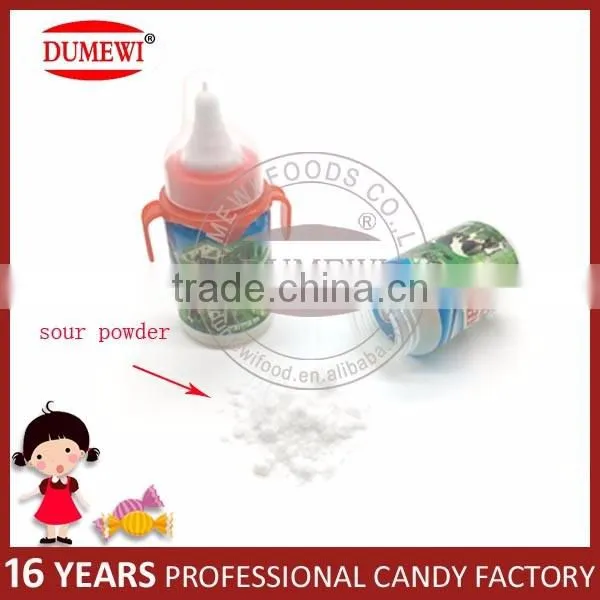 Cheap Sour Fruit Powder Candy in Nipple Shape Bottle photo-3