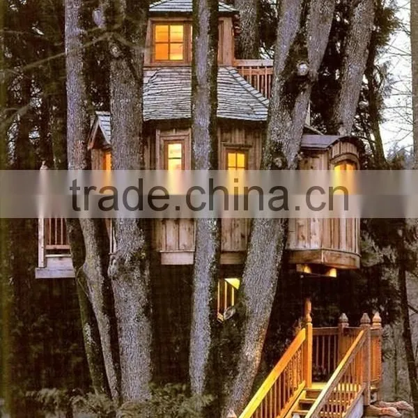 China Manufacturer Make Imitated Decorative Artificial Ficus Banyan Tree House for Outside Decoration photo-2