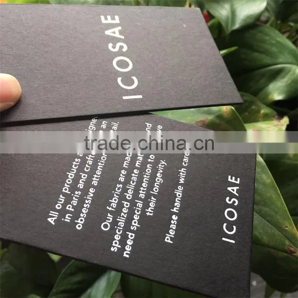 2017 China Custom Fancy New Paper Hang Tags for Jeans photo-2
