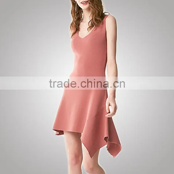 Slim Woman Customize Breathable Clothing Dress With Your Design photo-3