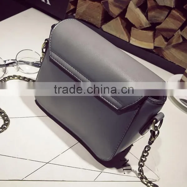 Zm50260b Fashion Women Bag New Style Simple pu Leather Small Lady Messenger Bag photo-2