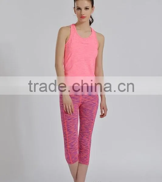 Elastic Breathable Gym Fitness Women's Yoga Shirts Sports Ladies Vest photo-5