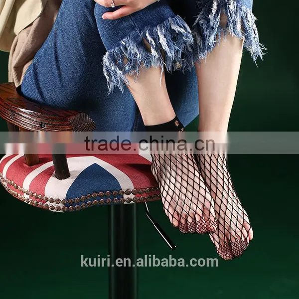 WS-13 Lady Gairs Fishnet Ankle High Socks Lady Mesh Lace Fish Net Short Socks Sanwood Women photo-6