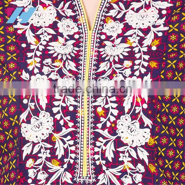 Wholesale Fitness Ladies Apparel Cotton Om Printed Kurta photo-4
