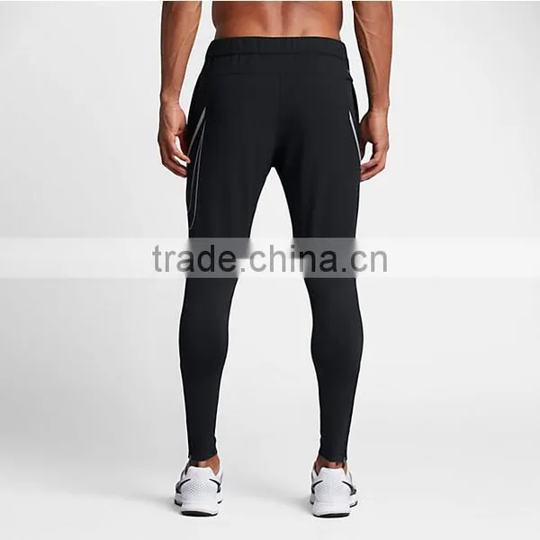 2017Latest Design Men's Running Pants Four-way Stretch Reflective Mens Training Legging photo-3