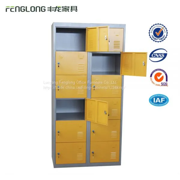 Steel Cubby Clothes Lockers Small Metal Locker With 12 Door photo-2