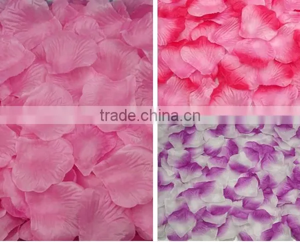 SILK ROSE PETALS FOR ANY WEDDING CELEBRATION - CONFETTI - 37 COLOURS photo-5