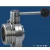 Sanitary Male/weld Butterfly Valve