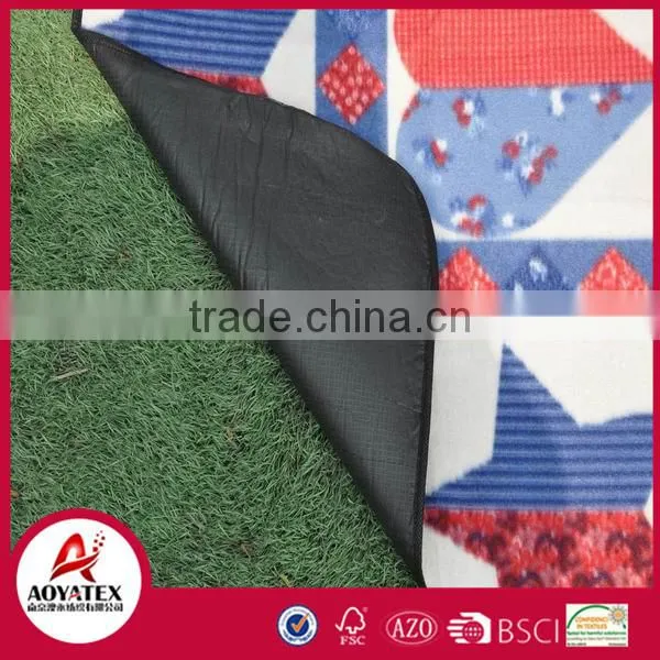New Design Fashionable Polar Fleece Waterproof Outdoor Picnic Blanket photo-4