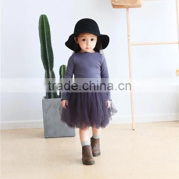 B41004A Children's Long Sleeve Spring Autumn Fairy Dress Kids Fashion Clothes photo-3