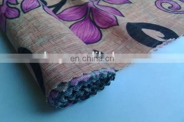 Winfar Print Knit 30s Rayon Slub Polyester Viscose Fabric For Garment photo-4