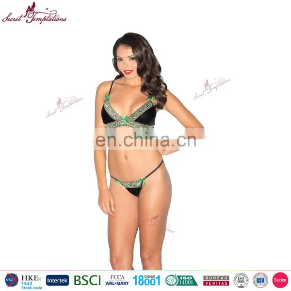 Japanese Lingeries Bra T-back Wholesale China Merchandise Mature Women Sex Underwear photo-2