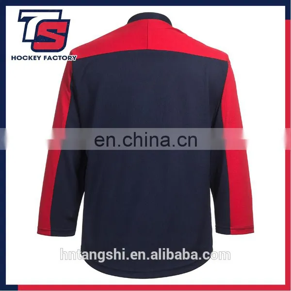 Wholesale Customized Team Black Embroidered Hockey Jersey photo-2