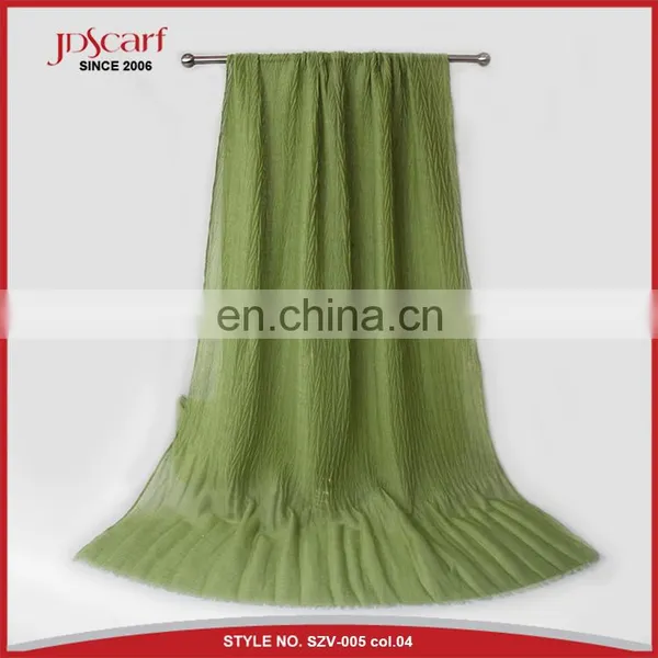 Wrinkled Towel for Female Wholesale Scarf Hijab Made in China photo-4