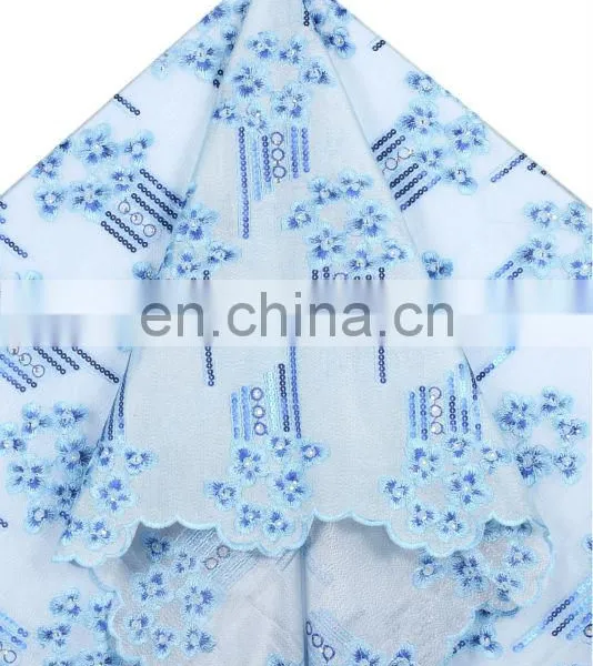 african wholesales double organza lace with sequin for Spring