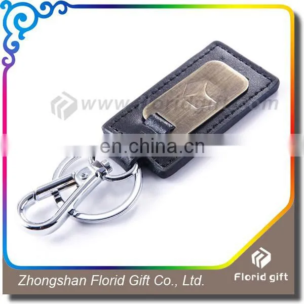 Custom Made Leather Keychains/embossed Leather Keychain photo-4