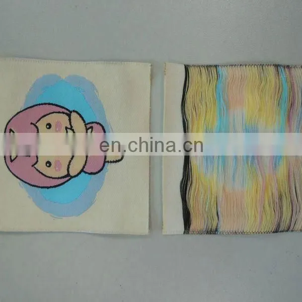 Fashionable Straight Cut Woven Label for Clothing