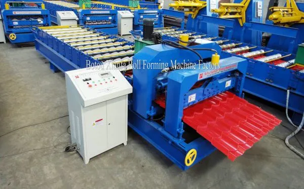 Color Steel Sheet Standard Roof Glazed Tile Forming Machine photo-2