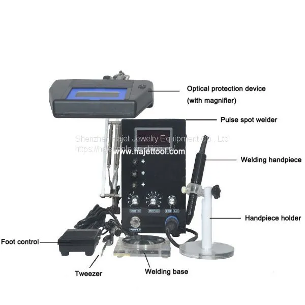 Big Power 150A Argon Spot Welders With 8x Magnifying Glass Optical Device Jewelry Argon Spot Welder photo-4